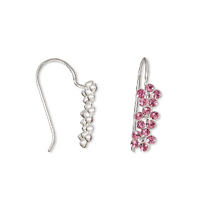 Fishhook Earrings Pinks Everyday Jewelry