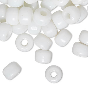 Bead mix, acrylic, opaque white and black, 7mm double-sided flat round with alphabet  letters. Sold per pkg of 200. - Fire Mountain Gems and Beads