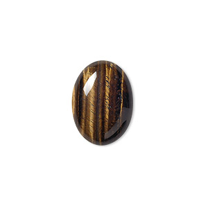 Cabochon, tigereye (natural), 18x13mm calibrated oval, B grade, Mohs hardness 7. Sold per pkg of 2.