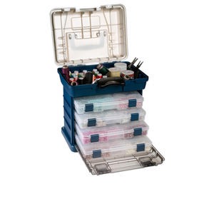 Organizer, Plano®, plastic, clear, 14 x 9 x 2-inch box, 4-24