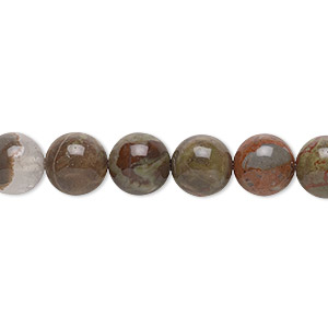 Bead, Sierra agate (natural), 8mm hand-cut round, B grade, Mohs hardness 6-1/2 to 7. Sold per 15-1/2&quot; to 16&quot; strand.