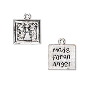 Angel Charms for Jewelry Making Silver Pewter » Angel Charm