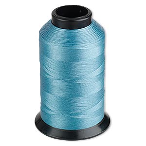 The Beadsmith 100% Silk Beading Thread, Size F, 1 Spool, Navy Blue