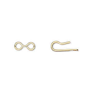 Hook and Eye Gold Plated/Finished Gold Colored