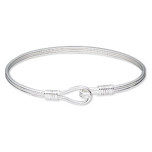 Bangles Sterling Silver Silver Colored