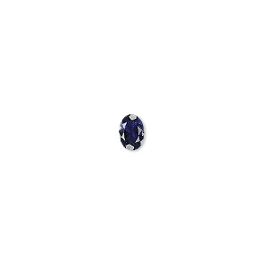 Gem, iolite (natural), 6x4mm faceted oval, A grade, Mohs hardness 7 to 7-1/2. Sold individually.
