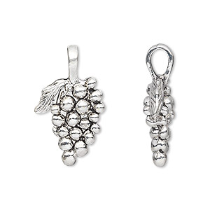 Charms Silver Plated/Finished Silver Colored