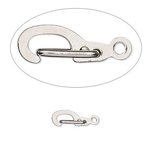 Hinged Clip Nickel Silver Colored