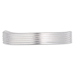 French wire, sterling silver, 0.8mm tube. Sold per approximately 27-30 inch strand.