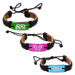 Other Bracelet Styles Leather Mixed Colors