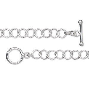 Chain Bracelets Sterling Silver Silver Colored