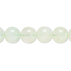Bead, fluorite (natural), green and white, 8mm hand-cut round, B grade, Mohs hardness 4. Sold per 16-inch strand.