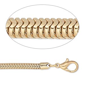 Small Lobster Clasp, Gold Plated Brass