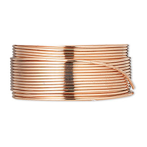 Wire, ParaWire™, black enamel copper, round, 20 gauge. Sold per 10-yard  spool.