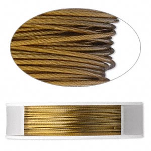 Beading Wire, TigerTail, 30 Feet 7 Strand 0.015-Inch Clear
