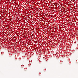 Seed bead, Miyuki, glass, opaque gunmetal, (RR451), #15 rocaille. Sold per  35-gram pkg. - Fire Mountain Gems and Beads
