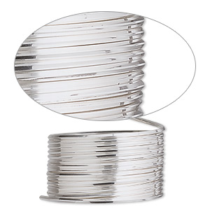 Wire-Wrapping Wire Stainless Steel Silver Colored