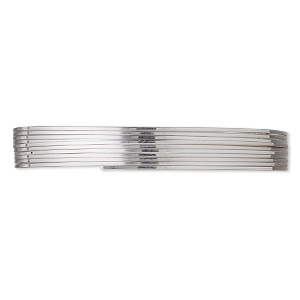 Wire, stainless steel, soft, square, 22 gauge. Sold per pkg of 6.5 meters.