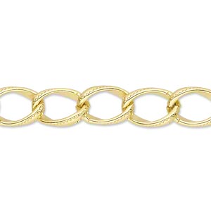 Unfinished Chain Aluminum Gold Colored