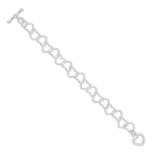 Chain Bracelets Sterling Silver Silver Colored