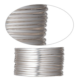 25 Foot Spool Sterling Silver Dead Soft 22 Gauge Round Wrapping Wire ` 