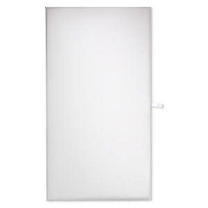 Display pad, leatherette, white, 14 x 7-1/2 x 1/4 inches. Sold individually.