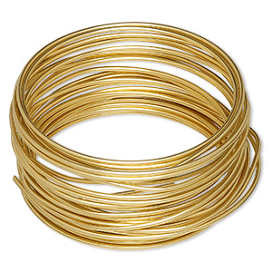 Wire, Wrapit®, Bright Copper, dead-soft, round, 14 gauge. Sold per