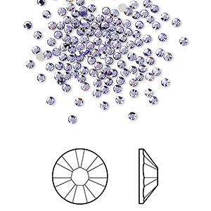Flat-Back Crystal Purples / Lavenders