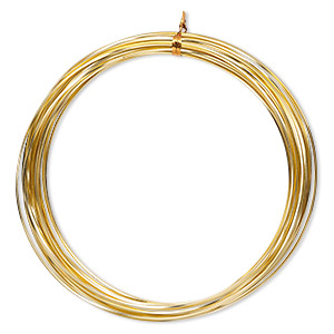 Wire-Wrapping Wire Aluminum Gold Colored