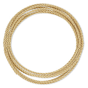 Wire-Wrapping Wire Brass Plated/Finished Gold Colored
