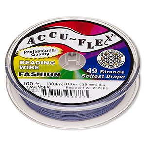 Beading Wire Stainless Steel Purples / Lavenders