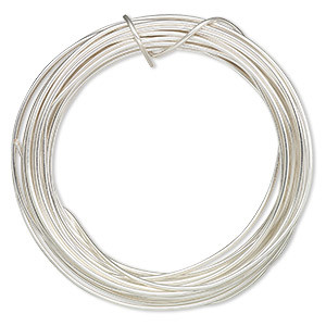 14 Gauge Coated Tarnish Resistant Silver Plated Copper Wire in 10-Foot Coil