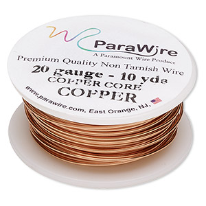 Wire, ParaWire&#153;, copper, round, 20 gauge. Sold per 10-yard spool.