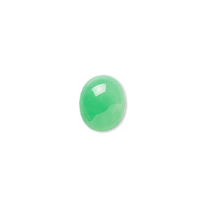 Cabochon, chrysoprase (natural), 12x10mm calibrated oval, B grade, Mohs hardness 6-1/2 to 7. Sold individually.