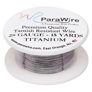 Wire, ParaWire™, copper, round, 28 gauge. Sold per 40-yard spool. - Fire  Mountain Gems and Beads
