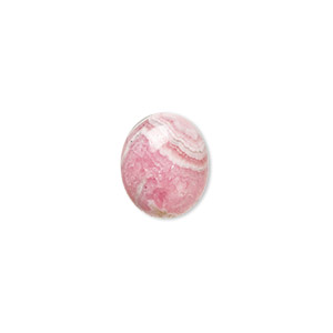 Cabochon, rhodochrosite (natural), 12x10mm calibrated oval, B grade, Mohs hardness 3-1/2 to 4-1/2. Sold individually.