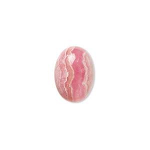 Cabochon, rhodochrosite (natural), 14x10mm calibrated oval, B grade, Mohs hardness 3-1/2 to 4-1/2. Sold individually.