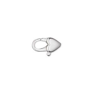 Lobster Claw Clasp - 10x4mm with Open Ring Sterling Silver (1-Pc)