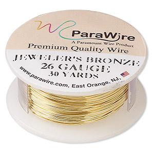 Wire, ParaWire™, enameled copper, hematite, round, 26 gauge. Sold