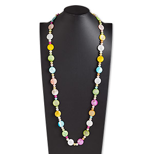 Continuous Loop Mother-Of-Pearl Multi-colored