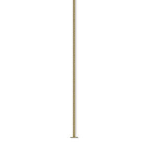 Head pin, antique brass-finished steel, 2 inches, 20 gauge. Sold per pkg of 500.