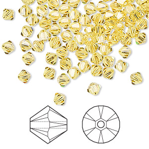 Beads Crystal Yellows