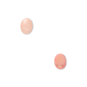 Cabochons Coral Pinks