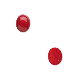 Cabochons Coral Reds