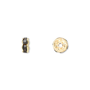 Spacer Beads Gold Plated/Finished Blacks