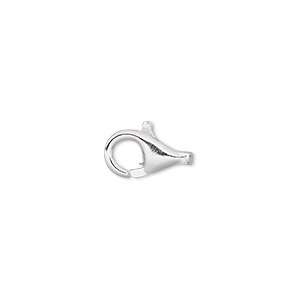 Lobster Claw Sterling Silver Silver Colored