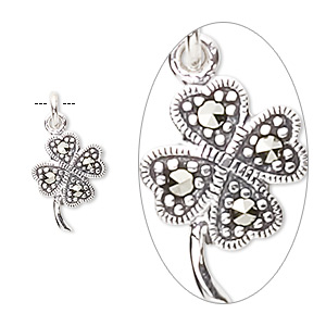 Charms Marcasite Silver Colored