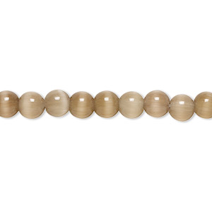 Beads Cat's Eye Glass Browns / Tans