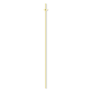Head pin, 14Kt gold-filled, 24 gauge, 2 inches with cup and peg. Sold per pkg of 4.