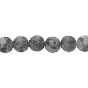 Bead, blue labradorite (natural), matte, 8mm round, B grade, Mohs hardness 6 to 6-1/2. Sold per 8-inch strand, approximately 25 beads.